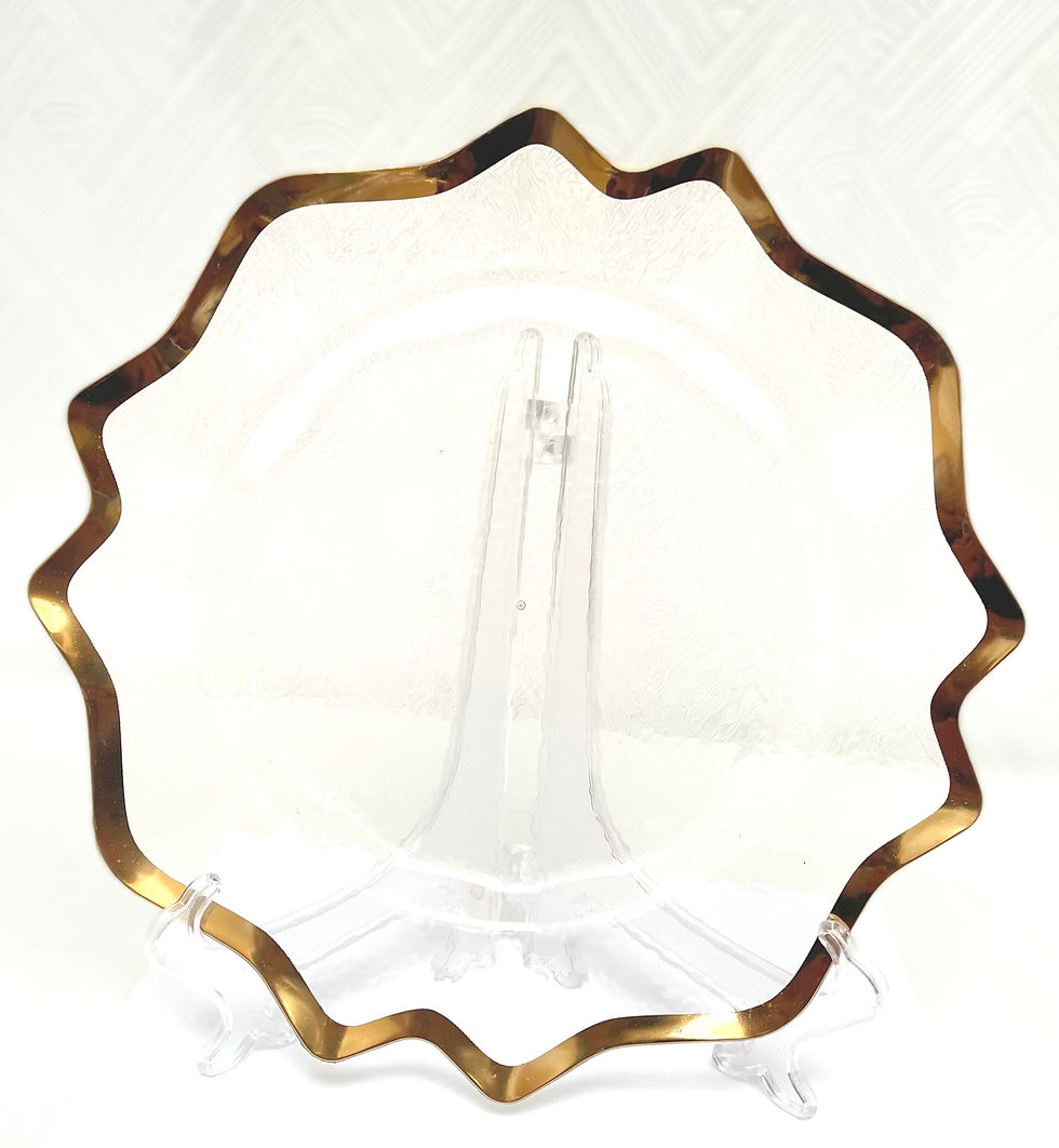 Thumbnail: GOLD RIMMED SCALLOPED