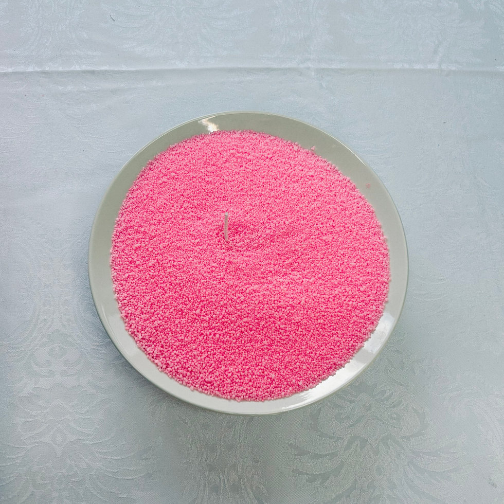 Candle Wax Sand Pink