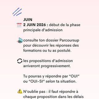 calendrier Parcoursup 2025-2026 My Campus