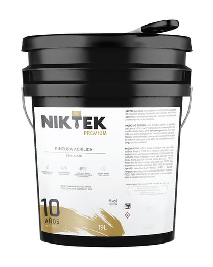 Pintura acrílica con 10 años de vida, 19 litros