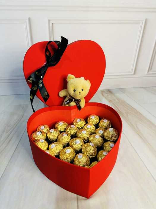 Coração de Ferrero Rocher