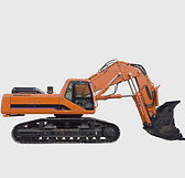 Orange Excavator