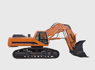 Orange Excavator