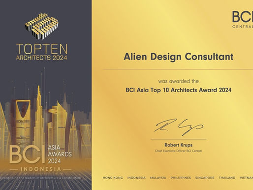 Prestasi Alien Design Consultant: Dari BCI Asia hingga Asia Property Awards
