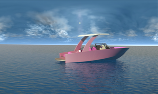 Barbie Concept Speedboat