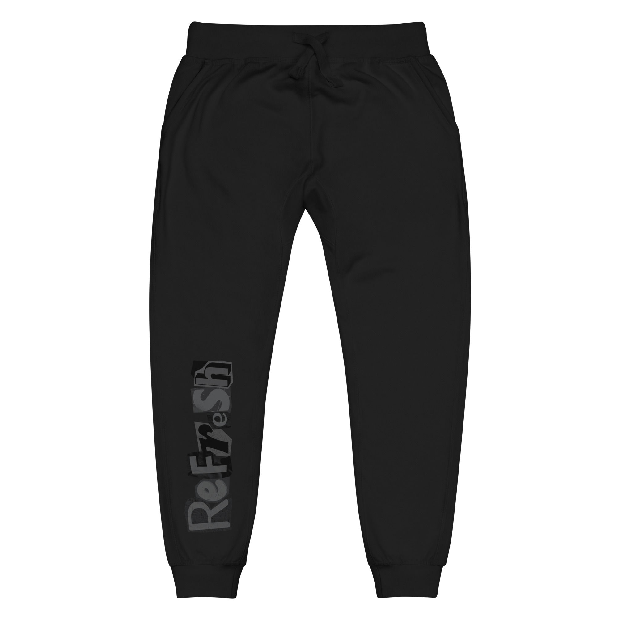 Refresh Sweatpants (Blackout Edition) - Front (Black)