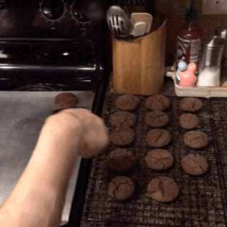 Black Onyx Snickerdoodle Cookies