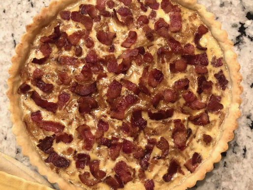 French Onion and Bacon Tart Ahhhhhmazing