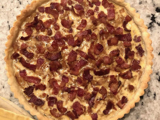 French Onion and Bacon Tart Ahhhhhmazing