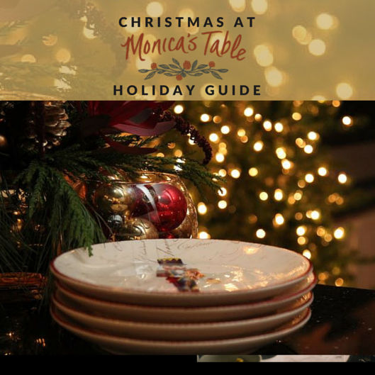 Christmas at Monica's Table Plate and Tree Card FB, IG, Blog