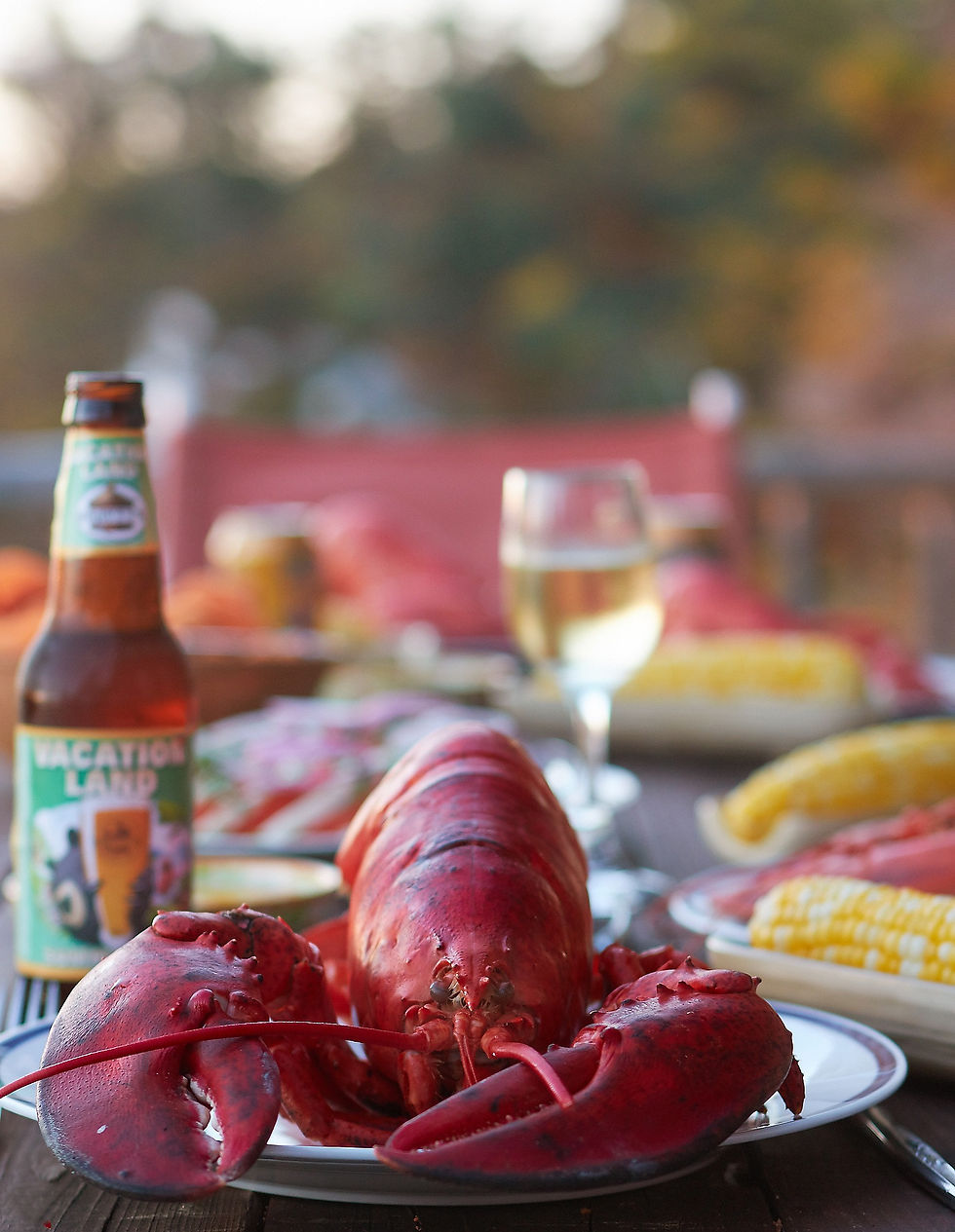 Maine lobster dinner