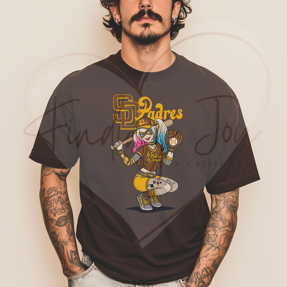 Thumbnail: San Diego Baseball Harley Quinn Inspired Tee