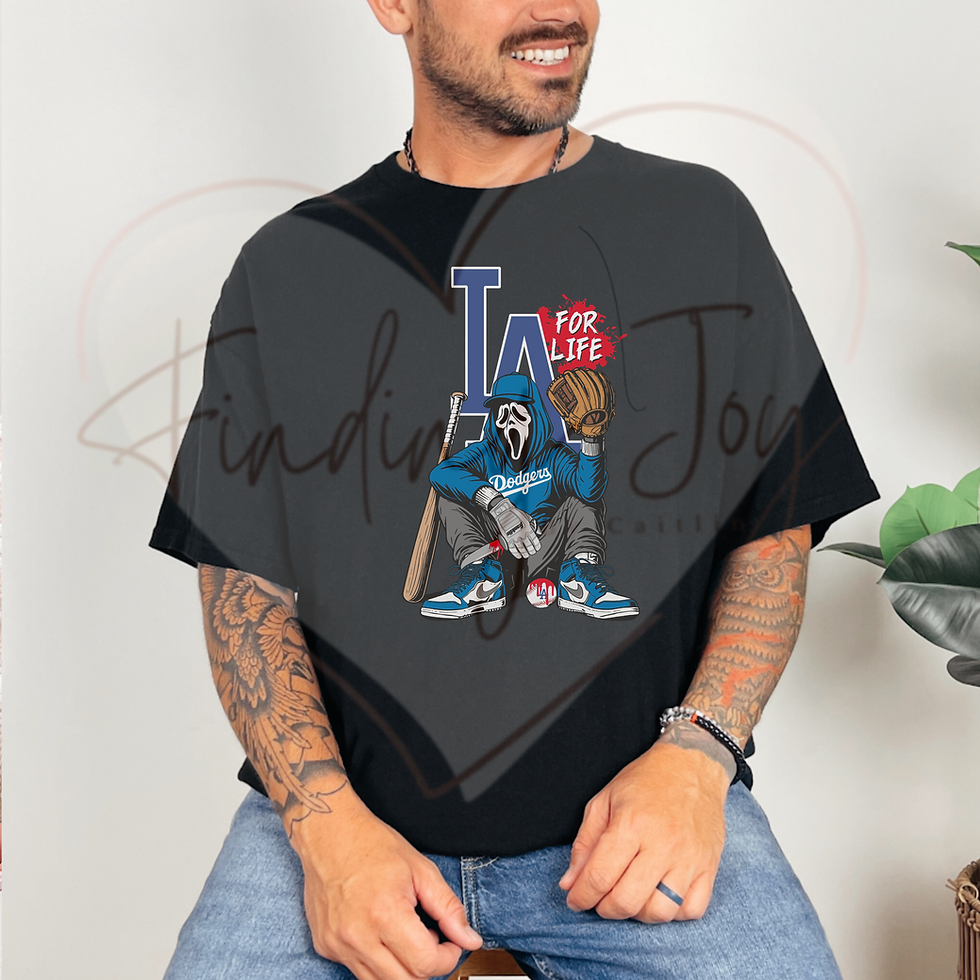 Thumbnail: Los Angeles Baseball Scream Horror Inspired Tee