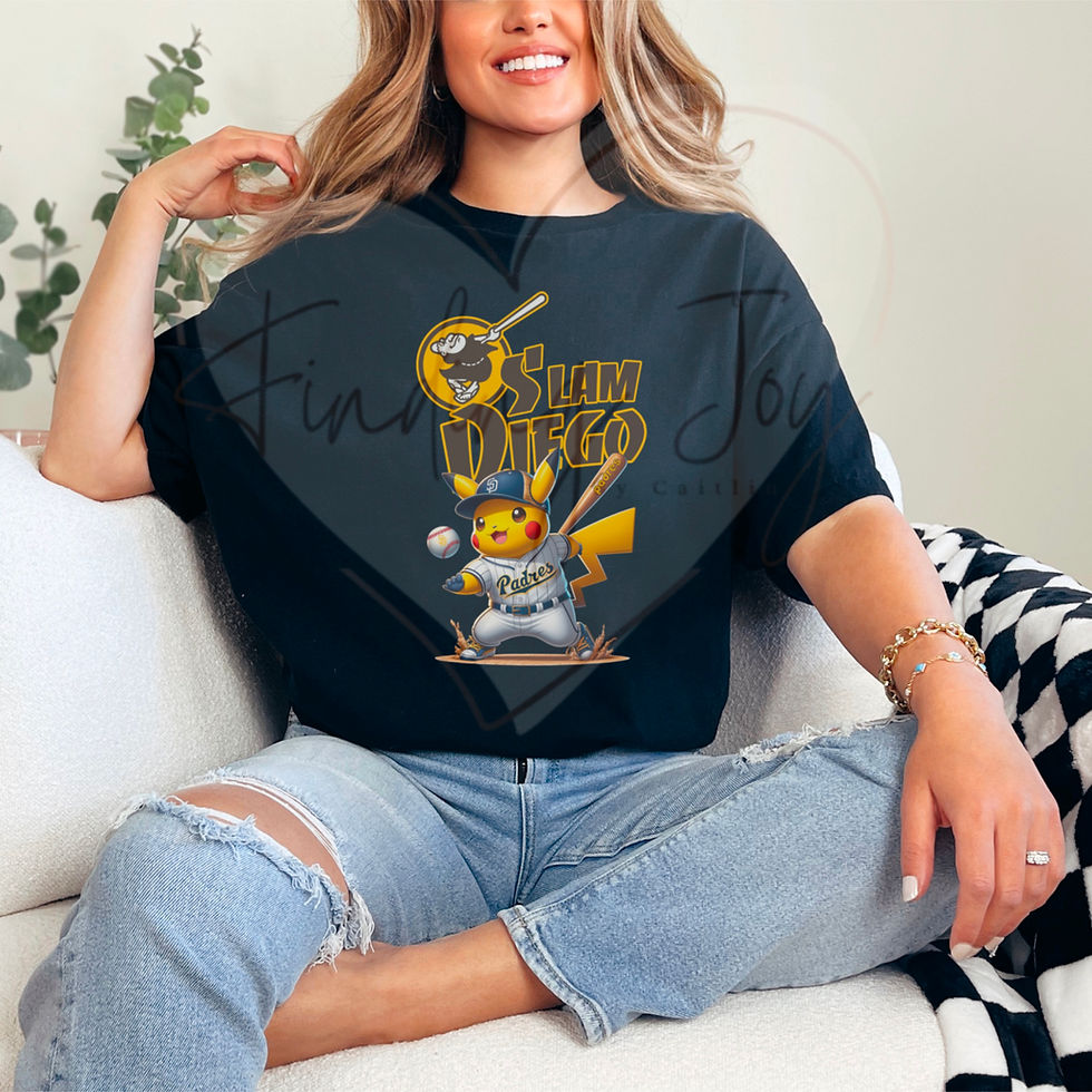 Thumbnail: San Diego Baseball Pikachu Inspired Tee