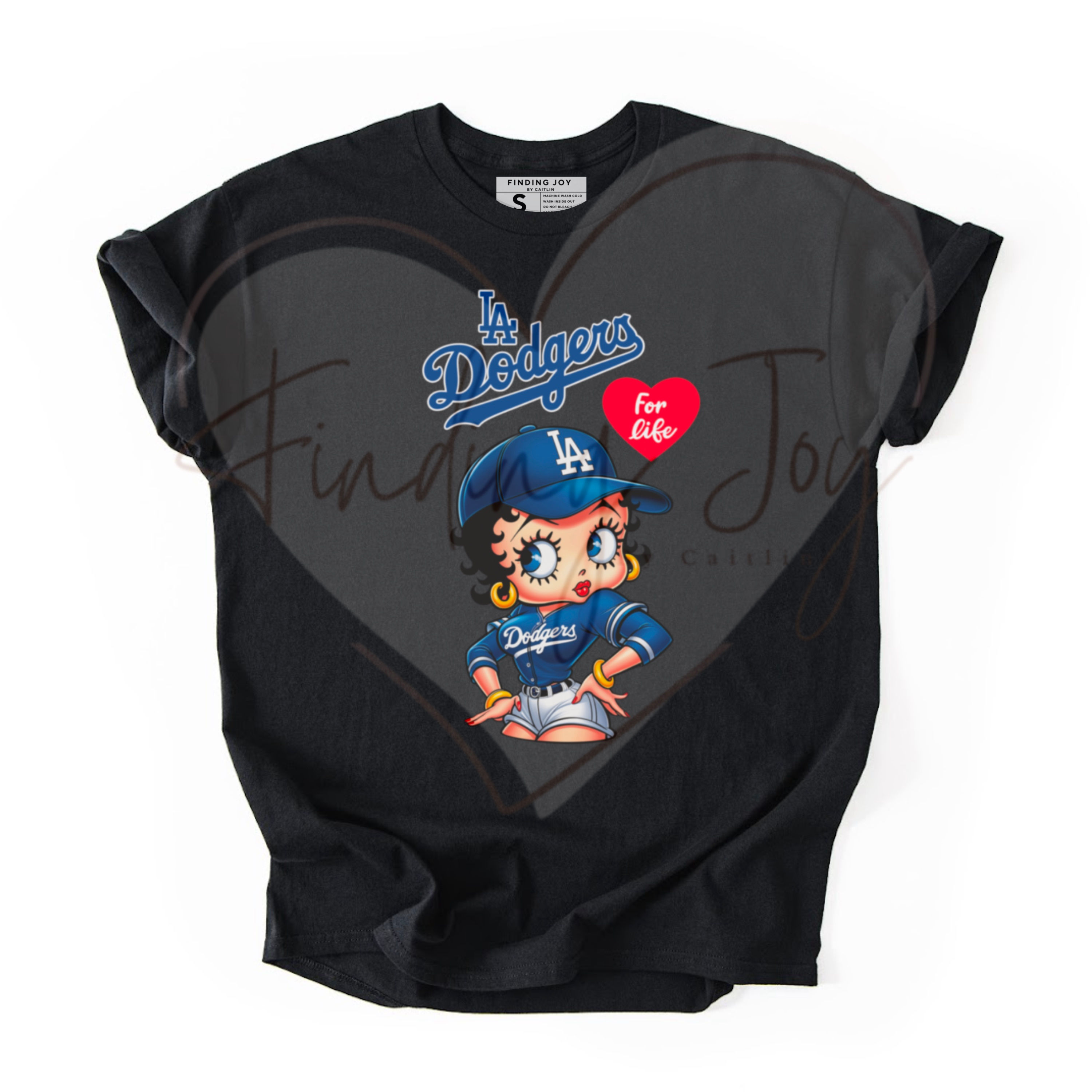 Los Angeles Baseball Betty Boop Inspired Tee