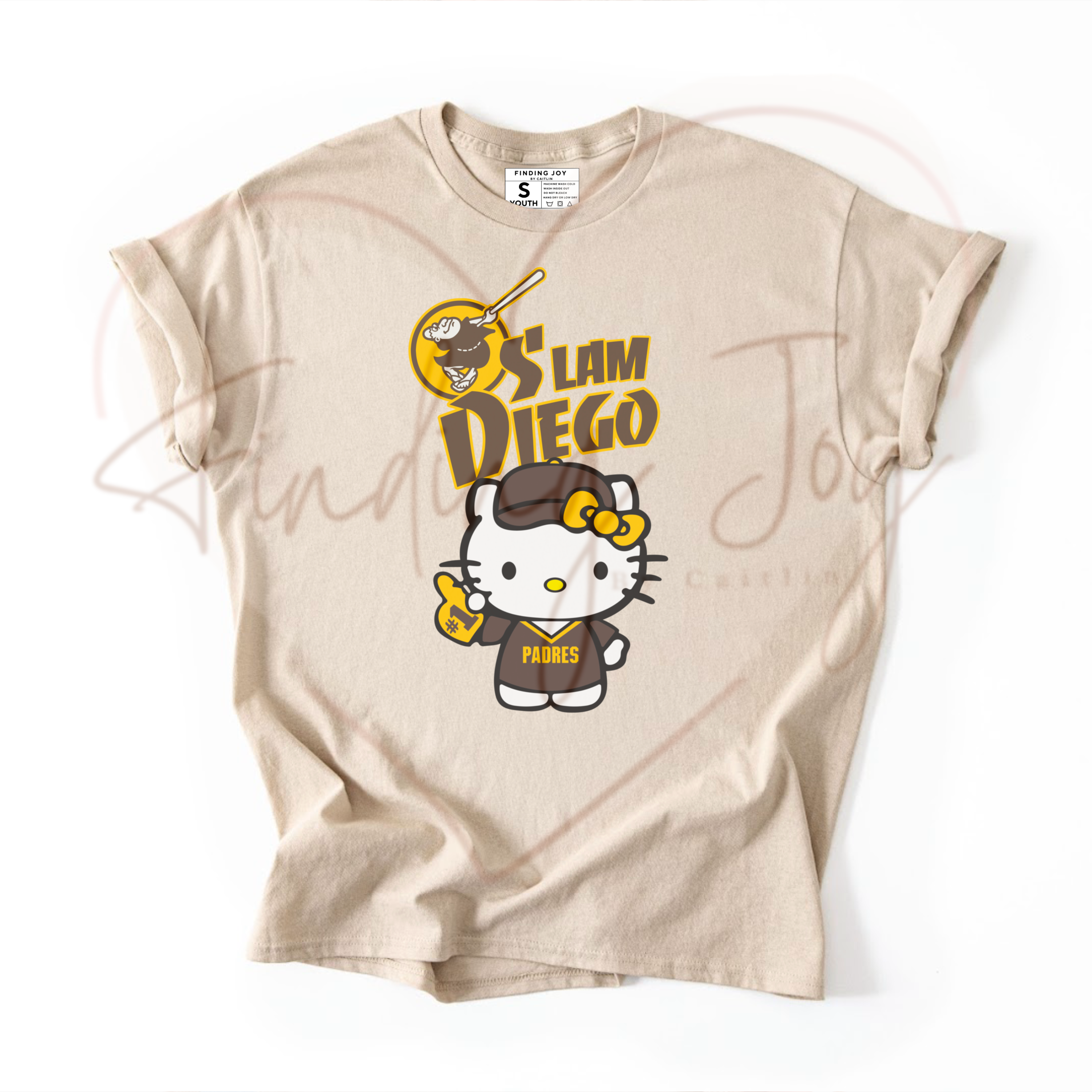 San Diego Baseball Hello Kitty Inspired Tee