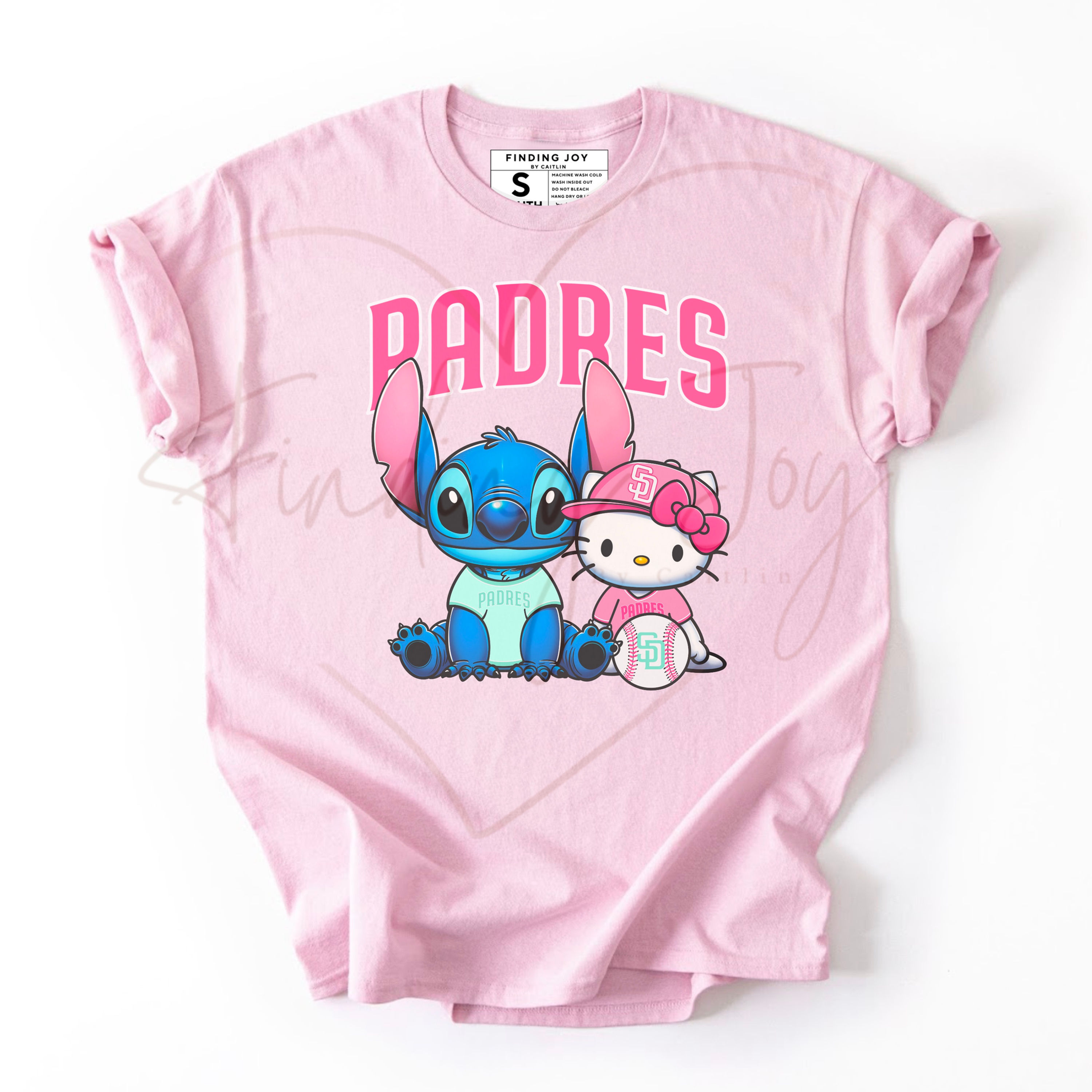 San Diego Baseball Hello Kitty and Stitch City Connect Inspired Tee