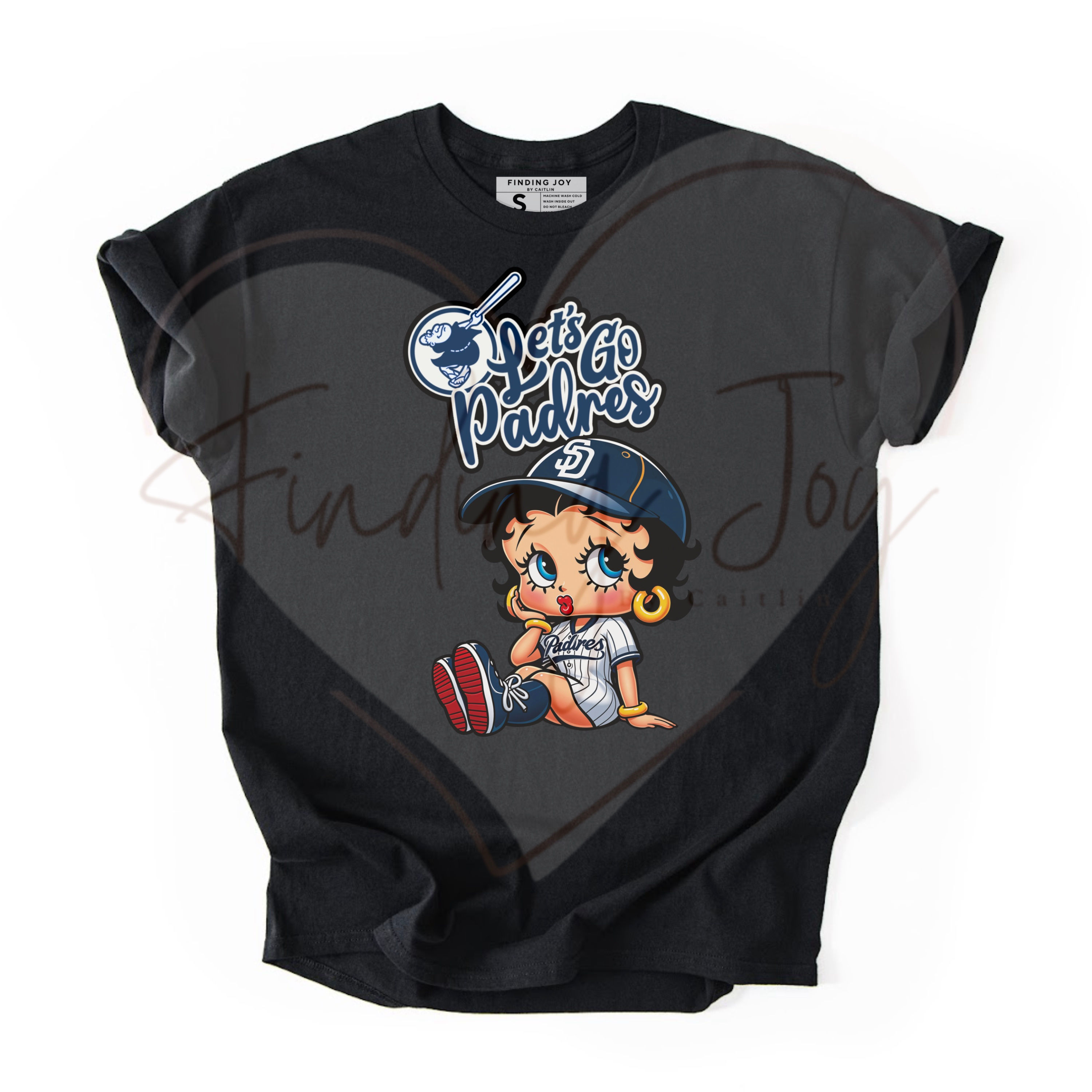 San Diego Baseball Betty Boop Inspired Tee
