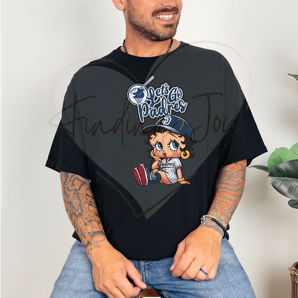 Thumbnail: San Diego Baseball Betty Boop Inspired Tee