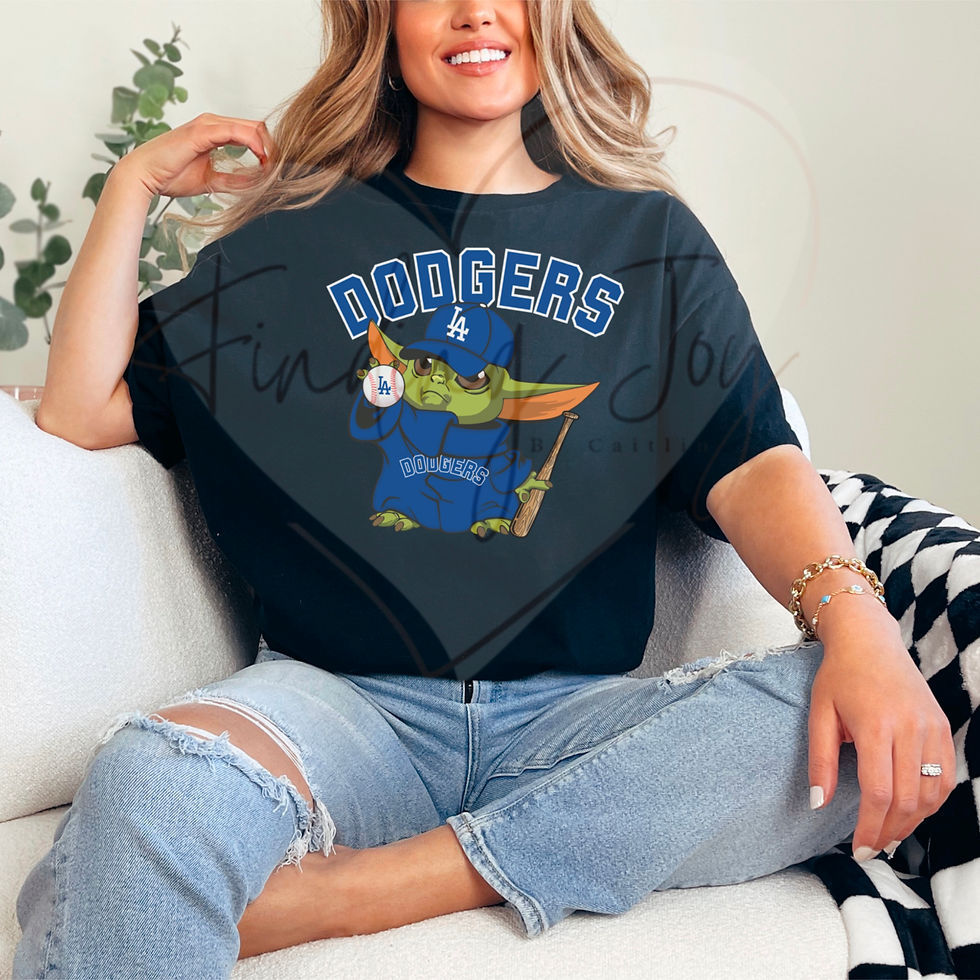 Thumbnail: Los Angeles Baseball Grogu Inspired Tee