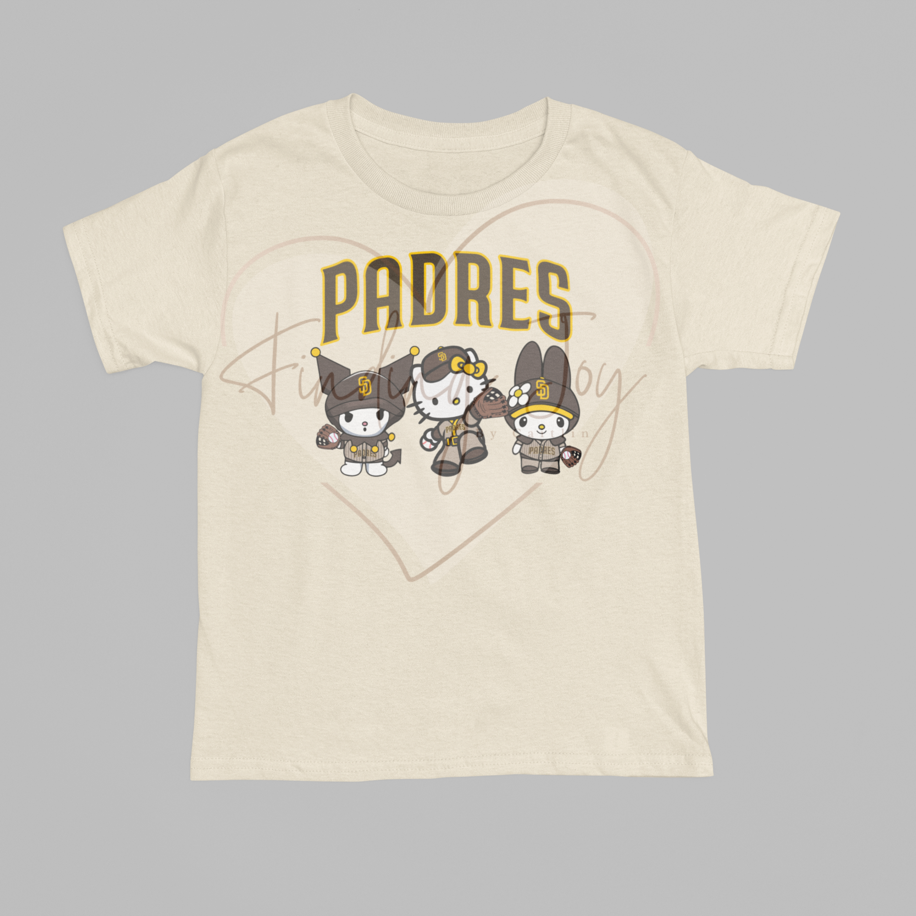 San Diego Baseball, Padres Hello Kitty, Kuromi and My Melody Inspired T-Shirt