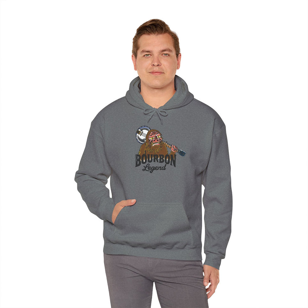 Thumbnail: Bourbon Legend with an Urban Legend Hoodie — Bigfoot Logo