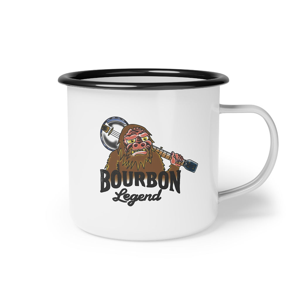 Thumbnail: Bourbon Legend – Bigfoot Enamel Camp Cup 