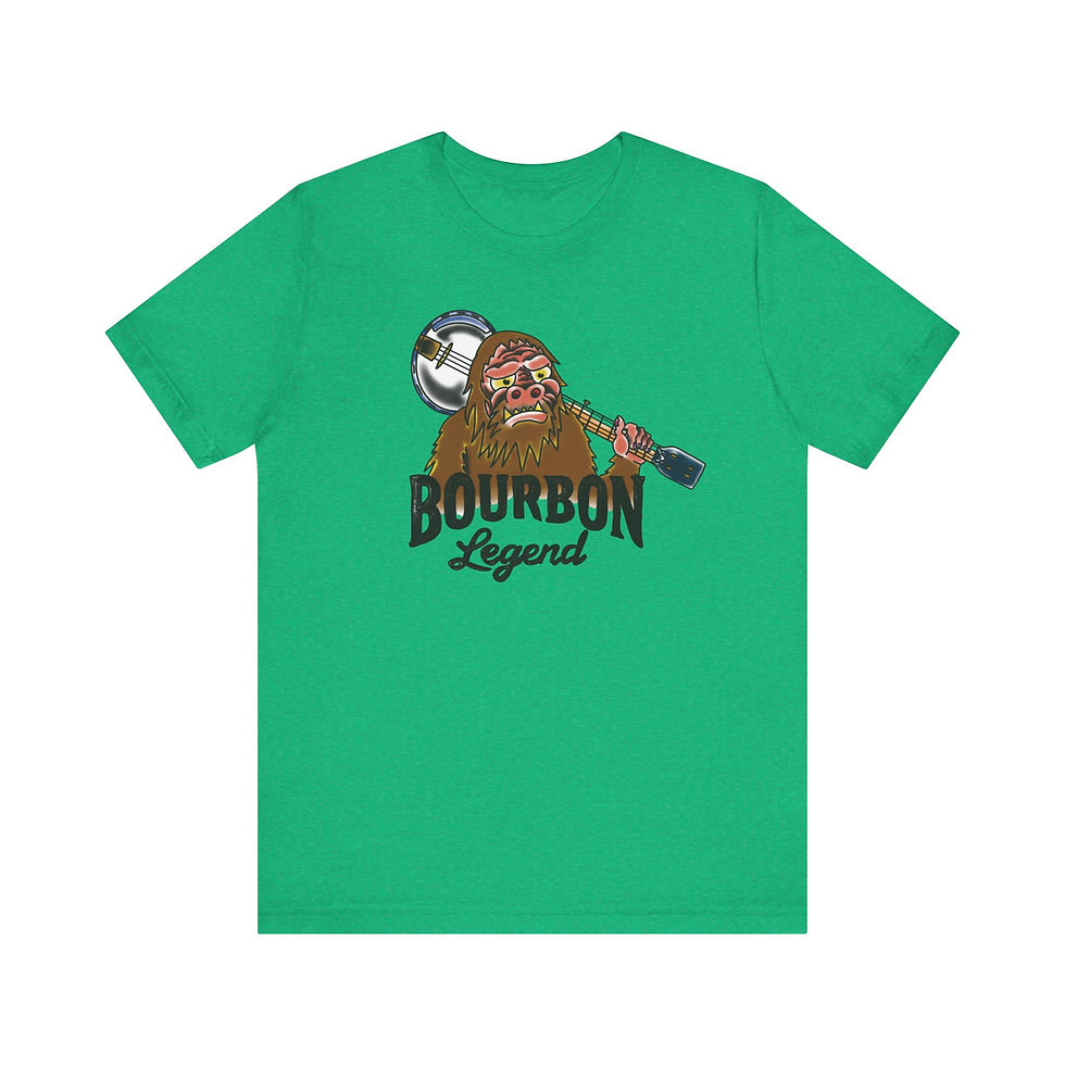 Thumbnail: Bourbon Legend with an Urban Legend Tee - Bigfoot Logo