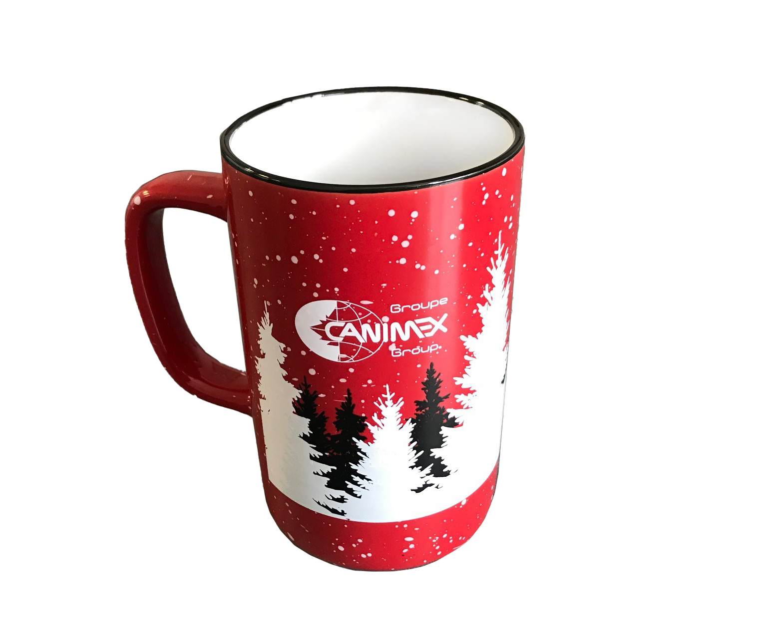Tasse à café rouge