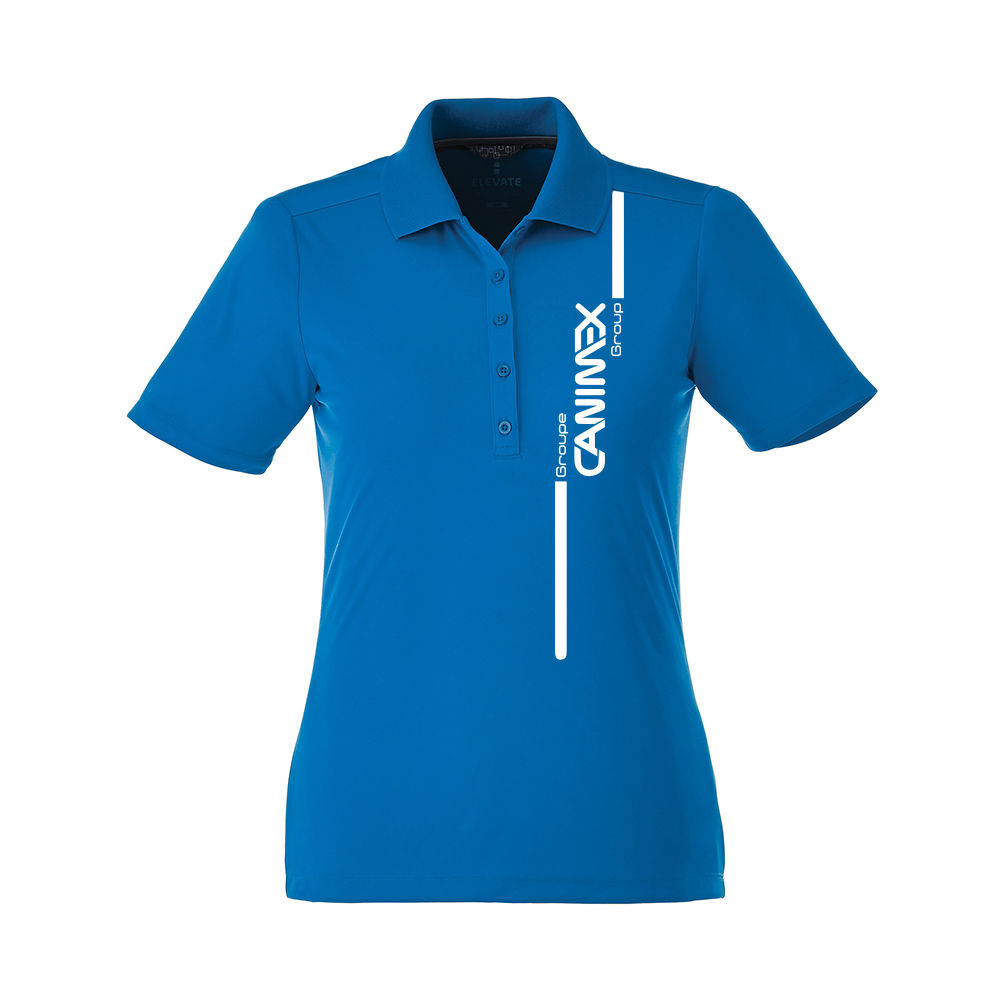 Polo bleu Trimark - Manches courtes - Femme