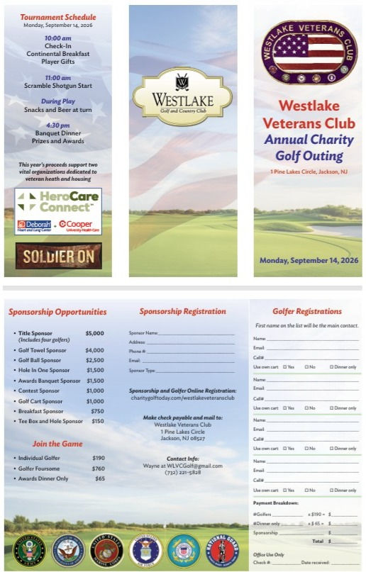Westlake Veterans Club Annual Charity Golf Outing