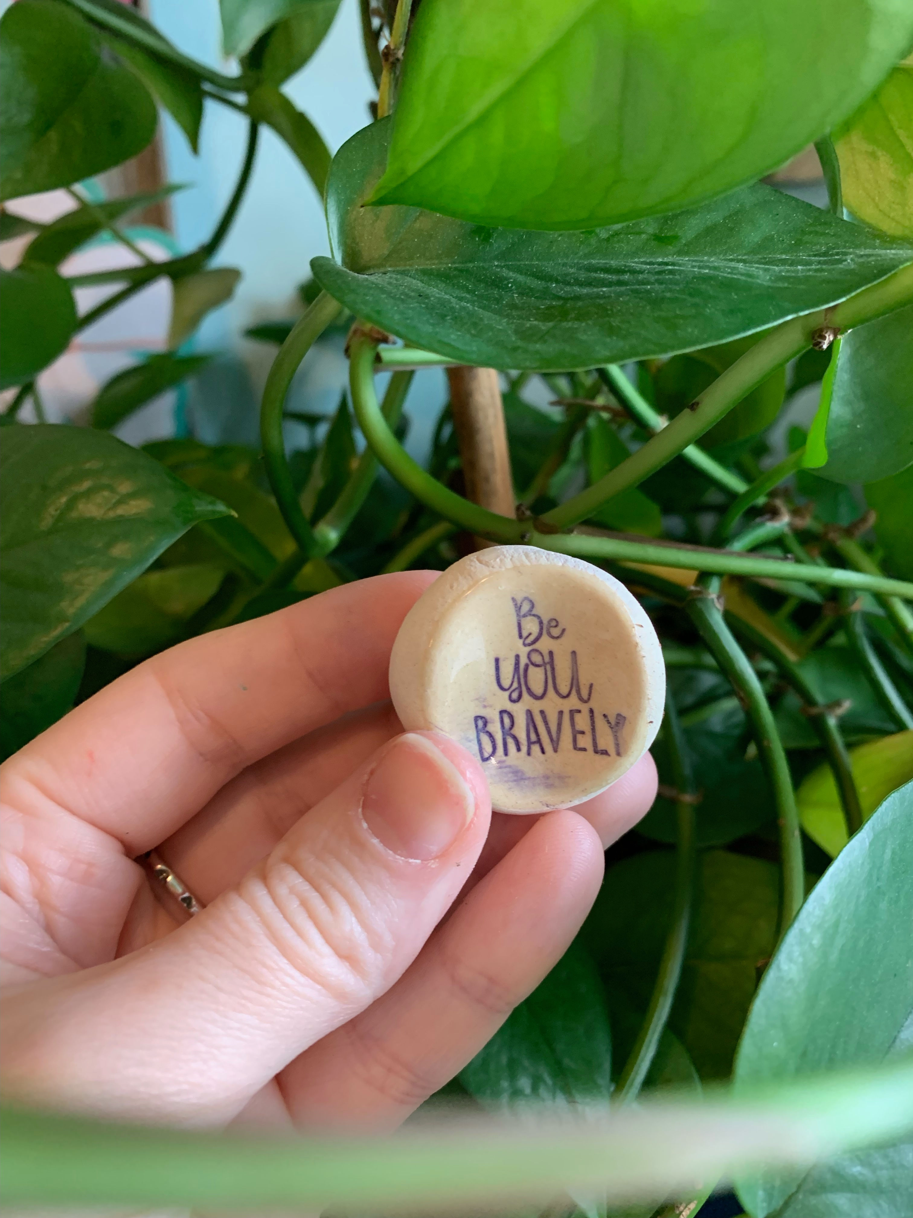 BE YOU BRAVELY Worry Stone
