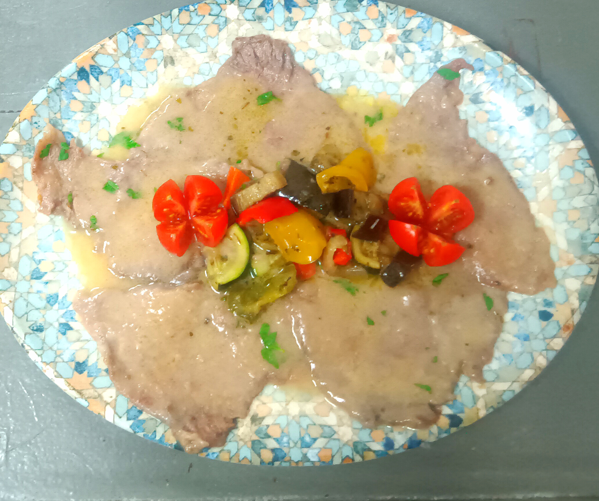 Arranged Food and Objects