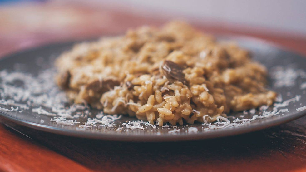 Arranged Food and Objects