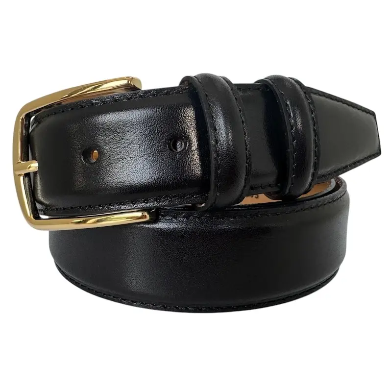 Thumbnail: NoirPrestige Italian Leather Dress Belt