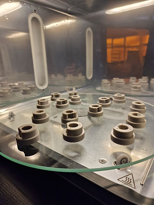 3D printed prototypes of bike parts