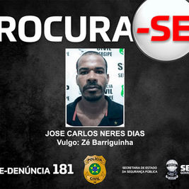 PC PROCURA HOMEM INVESTIGADO POR FEMINICÍDIO EM ESTÂNCIA