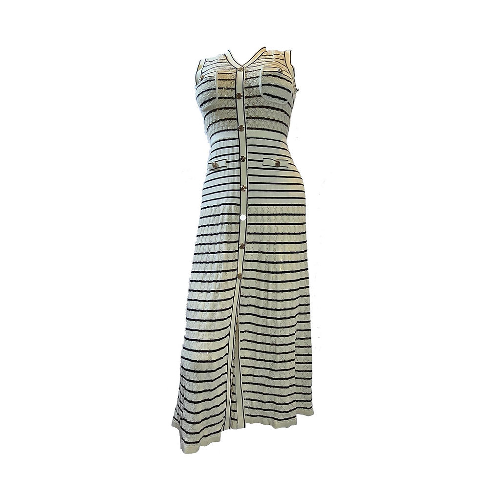 Thumbnail: Striped Knit Maxi Dress