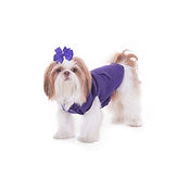 Moletom para pet sem manga roxo - Tutti 