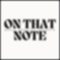 On That Note, a music industry blog powered by Cage Riot