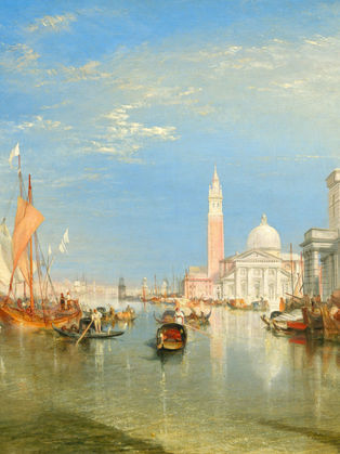Old master_Venice_-_The_Dogana_and_San_Giorgio_Maggiore_by_Joseph_Mallord_William_Turner,_