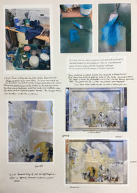 Annelies Clarke May 2025 exhibition page 7 of washing line