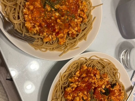 高たんぱくラザニア風パスタ