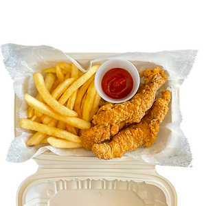 Korean Chicken Strips and Fries