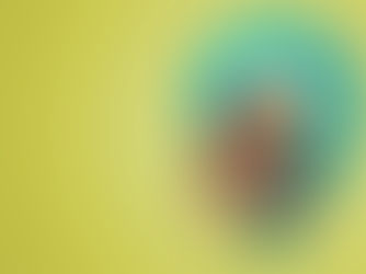 Hand holding a brown paper bag in front of a blue map pin icon on a lime green background. The scene suggests delivery or takeaway.