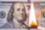 Burning money