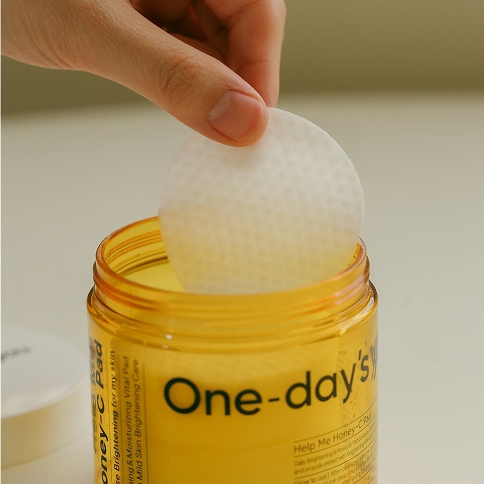 縮圖：ONE DAY'S YOU HELP ME 蜜光C爽膚棉(60片) 125ml