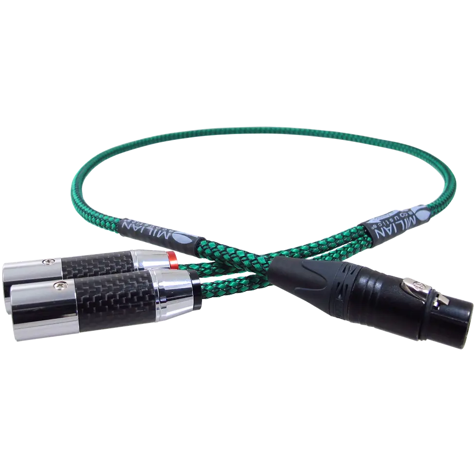 XLR 4 Pin to Dual XLR 3 Pin Male Balanced Stereo Breakout Adapter Cable