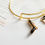 Thumbnail: Boss Lady Bracelet, Women's Adjustable Gold Bracelet