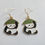 Thumbnail: Gold Panda Charm Earrings